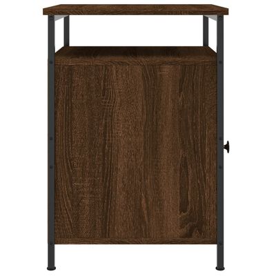 vidaXL Nachttisch Braun Eichen-Optik 40x42x60 cm Holzwerkstoff