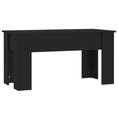 vidaXL Couchtisch Schwarz 101x49x52 cm Holzwerkstoff