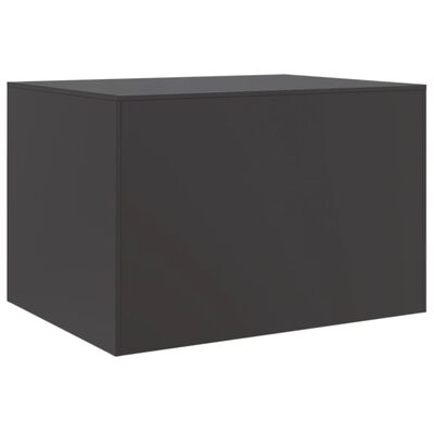 vidaXL Couchtisch Schwarz 67x50x44 cm Stahl