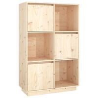 vidaXL Highboard 74x35x117 cm Massivholz Kiefer