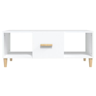 vidaXL Couchtisch Weiß 102x50x40 cm Holzwerkstoff