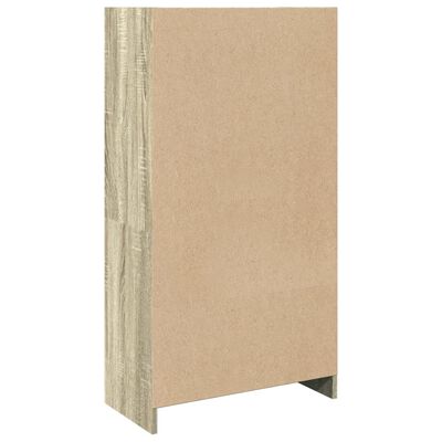 vidaXL Bücherregal Sonoma-Eiche 57x28,5x107,5 cm Holzwerkstoff