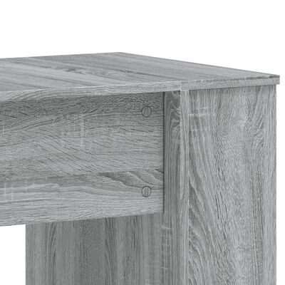 vidaXL Schreibtisch Grau Sonoma 140x50x75 cm Holzwerkstoff