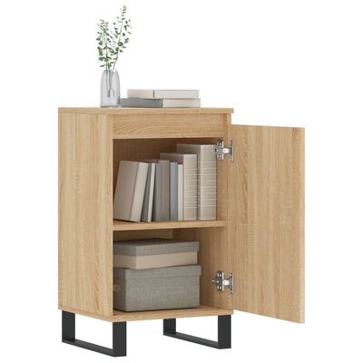 vidaXL Sideboards 2 Stk. Sonoma-Eiche 40x35x70 cm Holzwerkstoff