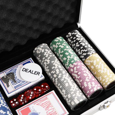 vidaXL Pokerchips-Set 300 Stk. 11,5 g