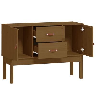 vidaXL Sideboard Honigbraun 110x40x78 cm Massivholz Kiefer