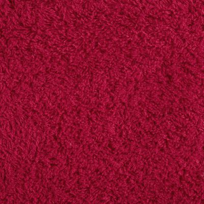 vidaXL Premium-Saunatücher SOLUND 10 Stk. Rot 80x200 cm 600 g/m²