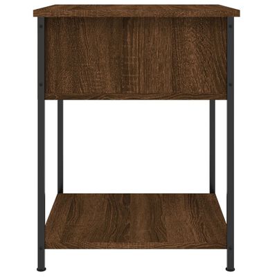 vidaXL Nachttische 2 Stk. Braun Eichen-Optik 44x45x58 cm Holzwerkstoff