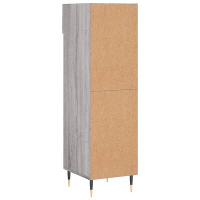 vidaXL Schuhschrank Grau Sonoma 30x35x105 cm Holzwerkstoff