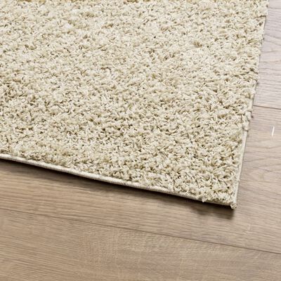 vidaXL Shaggy-Teppich PAMPLONA Hochflor Modern Golden 80x250 cm