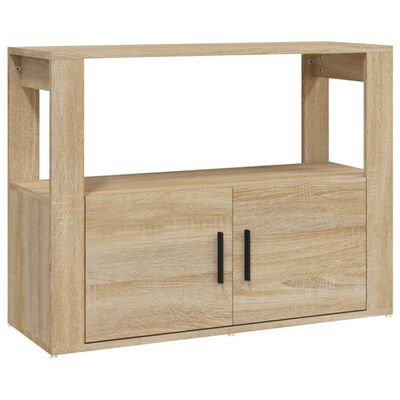 vidaXL Sideboard Sonoma-Eiche 80x30x60 cm Holzwerkstoff