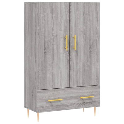 vidaXL Highboard Grau Sonoma 69,5x31x115 cm Holzwerkstoff