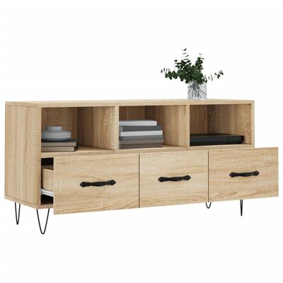 vidaXL TV-Schrank Sonoma-Eiche 102x36x50 cm Holzwerkstoff