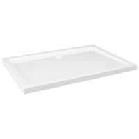 vidaXL Duschtasse ABS Rechteckig Weiß 70x100 cm