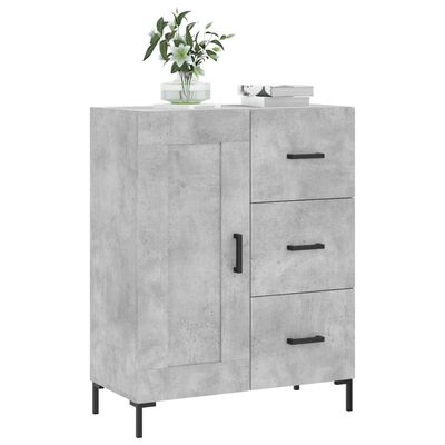 vidaXL Sideboard Betongrau 69,5x34x90 cm Holzwerkstoff