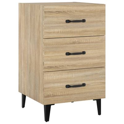 vidaXL Nachttisch Sonoma-Eiche 40x40x66 cm Holzwerkstoff