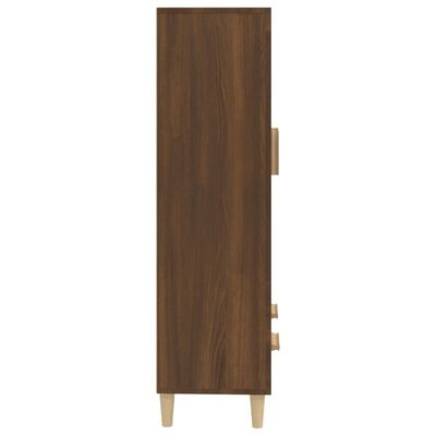 vidaXL Highboard Braun Eichen-Optik 70x31x115 cm Holzwerkstoff