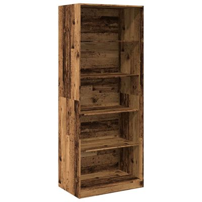 vidaXL Kleiderschrank Altholz-Optik 80x50x200 cm Holzwerkstoff