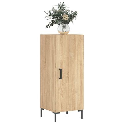 vidaXL Sideboard Sonoma-Eiche 34,5x34x90 cm Holzwerkstoff