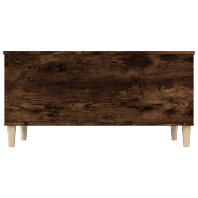 vidaXL Couchtisch Räuchereiche 90x44,5x45 cm Holzwerkstoff