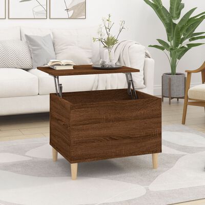 vidaXL Couchtisch Braun Eichen-Optik 60x44,5x45 cm Holzwerkstoff