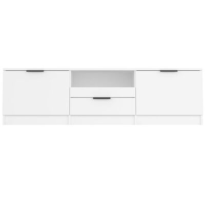 vidaXL TV-Schrank Weiß 140x35x40 cm Holzwerkstoff