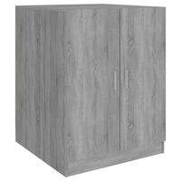 vidaXL Waschmaschinenschrank Grau Sonoma 71x71,5x91,5 cm