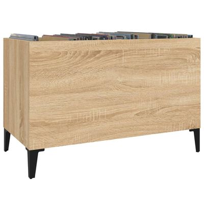 vidaXL Plattenschrank Sonoma-Eiche 74,5x38x48 cm Holzwerkstoff