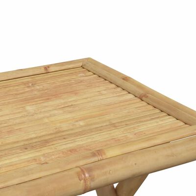 vidaXL Gartentisch Klappbar 45x45x45 cm Bambus