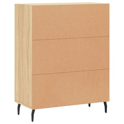 vidaXL Sideboard Sonoma-Eiche 69,5x34x90 cm Holzwerkstoff