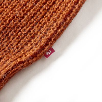 Kinderpullover Gestrickt Cognac 116