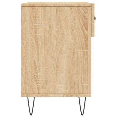 vidaXL Schuhbank Sonoma-Eiche 102x35x55 cm Holzwerkstoff