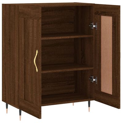 vidaXL Sideboard Braun Eichen-Optik 69,5x34x90 cm Holzwerkstoff