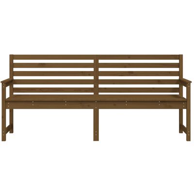 vidaXL Gartenbank Honigbraun 203,5x48x91,5 cm Massivholz Kiefer