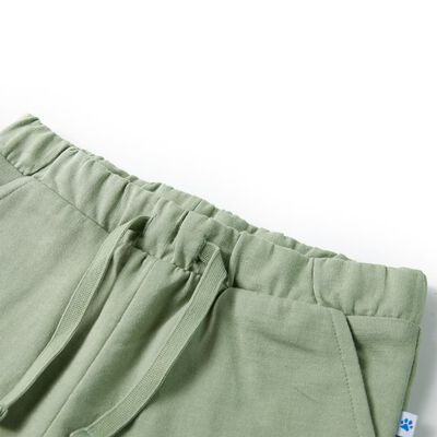 Kindershorts mit Kordelzug Helles Khaki 104