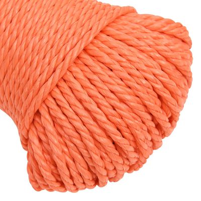 vidaXL Arbeitsseil Orange 3 mm 25 m Polypropylen