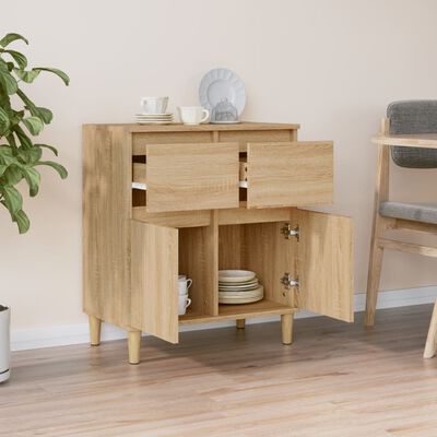 vidaXL Sideboard Sonoma-Eiche 60x35x70 cm Holzwerkstoff