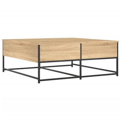 vidaXL Couchtisch Sonoma-Eiche 100x99x40 cm Holzwerkstoff