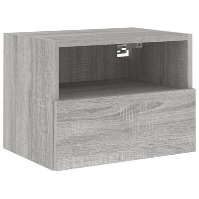 vidaXL TV-Wandschränke 2 Stk. Grau Sonoma 40x30x30 cm Holzwerkstoff