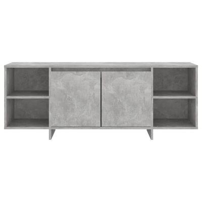 vidaXL TV-Schrank Betongrau 130x35x50 cm Holzwerkstoff