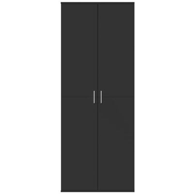 vidaXL Highboard Schwarz 70x35x180 cm Holzwerkstoff