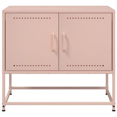 vidaXL TV-Schrank Rosa 68,5x39x60,5 cm Stahl