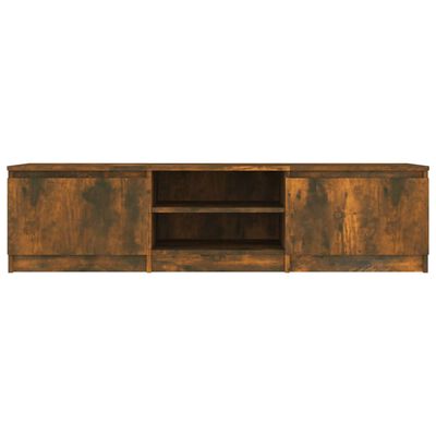 vidaXL TV-Schrank Räuchereiche 140x40x35,5 cm Holzwerkstoff