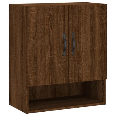 vidaXL Wandschrank Braun Eichen-Optik 60x31x70 cm Holzwerkstoff