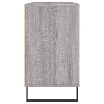 vidaXL Badschrank Grau Sonoma 80x33x60 cm Holzwerkstoff