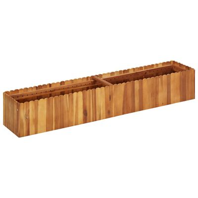 vidaXL Garten-Hochbeet 150x30x25 cm Massivholz Akazie