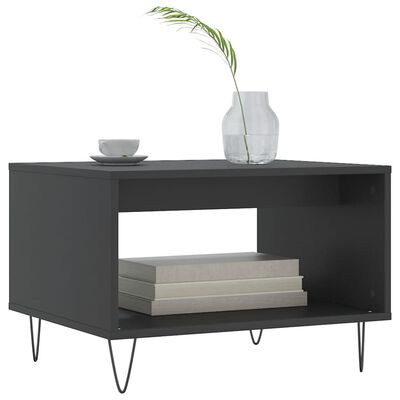 vidaXL Couchtisch Schwarz 60x50x40 cm Holzwerkstoff