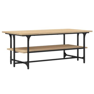 vidaXL Couchtisch Sonoma-Eiche 100x50x40 cm Holzwerkstoff