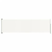 vidaXL Seitenmarkise Ausziehbar 180x600 cm Creme