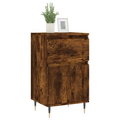 vidaXL Sideboard Räuchereiche 40x35x70 cm Holzwerkstoff